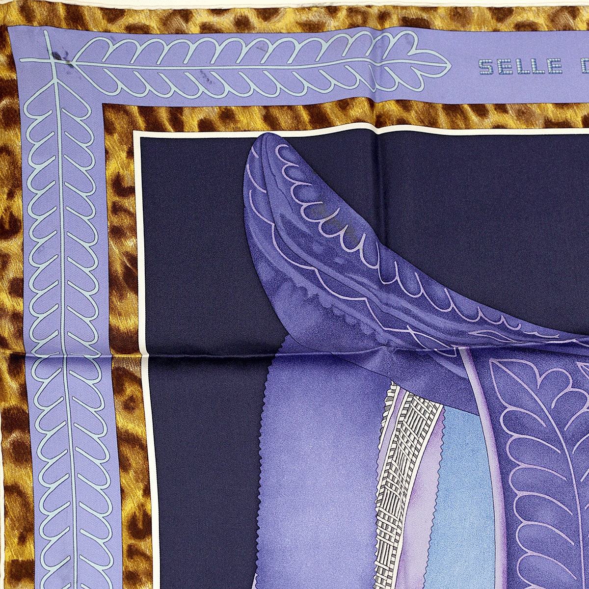 Hermes Scarf "Selle d'Officier en Grand Tenue" by Wlodek Kaminski 90cm Silk | Carre Foulard