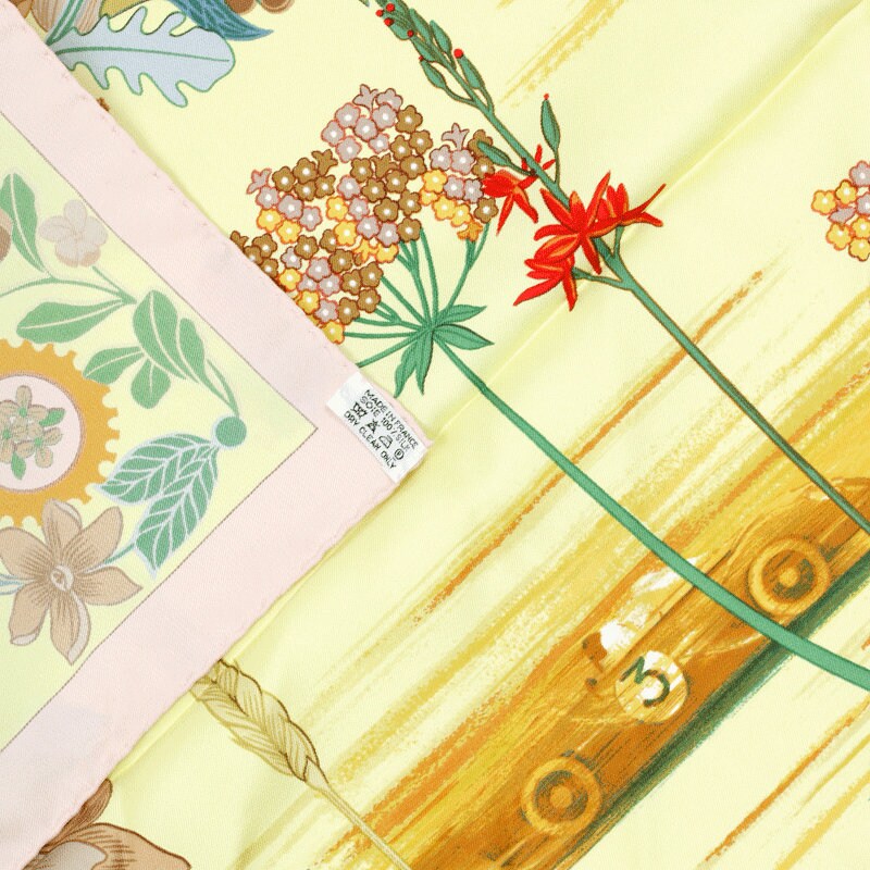 Hermes Scarf "Les Bolides" by Rene Dumas 90cm Silk | Carre Foulard
