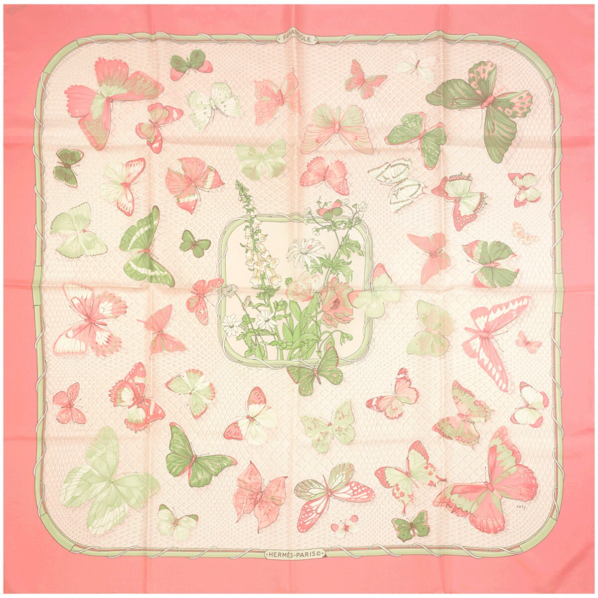 Hermes Scarf "Farandole" by Caty Latham 90cm Silk | Carre Foulard