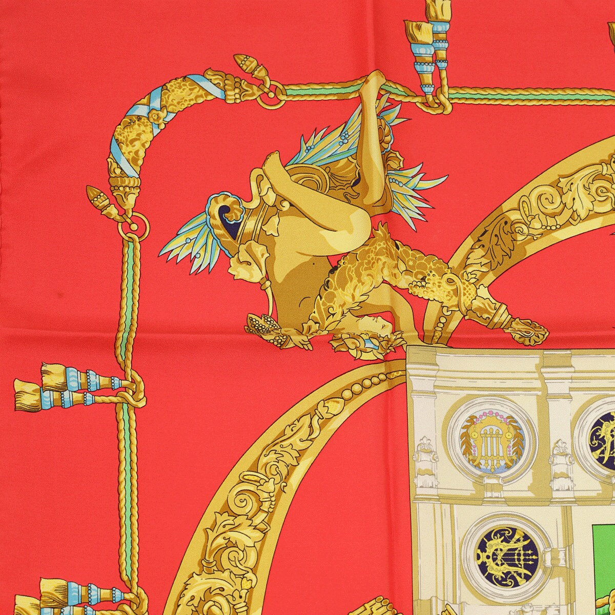Hermes Scarf "Opera Palais Garnier" by Caty Latham 90cm Silk | Foulard Carre