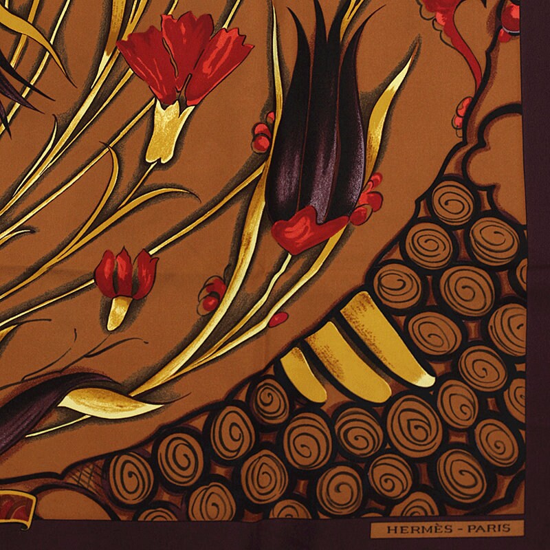 Hermes Scarf "Ceramique Ottomane" by Laurence Bourthoumieux 90cm Silk | Carre Foulard