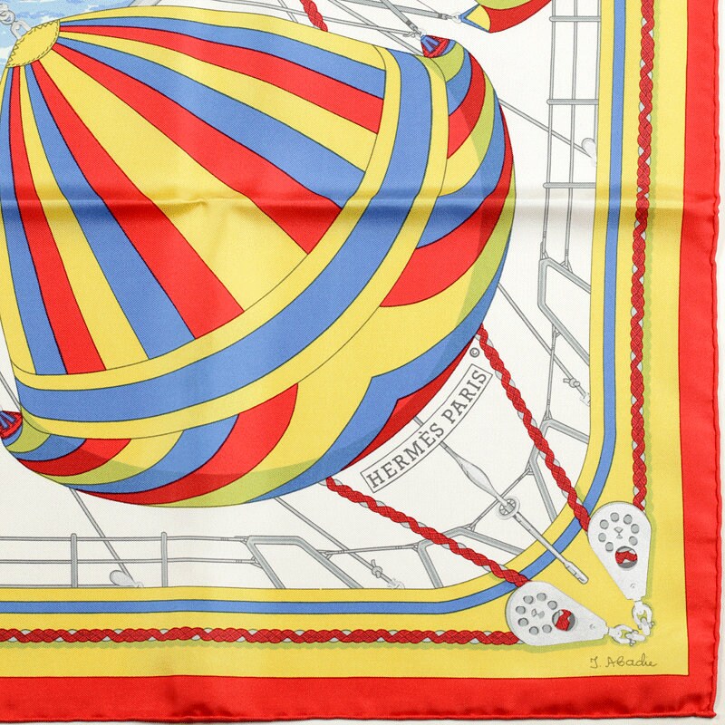 Hermes Scarf "Spinnakers" by Julia Abadie 90cm Silk | Carre Foulard