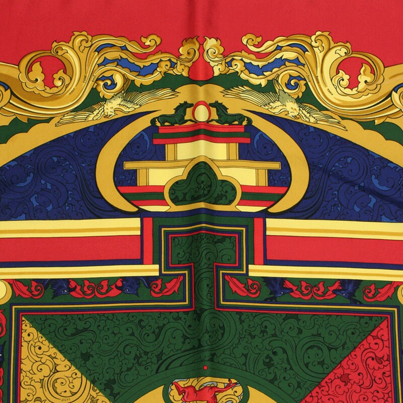 Hermes Scarf "Animaux Solaires" by Zoe Pauwels 90cm Silk | Carre Foulard