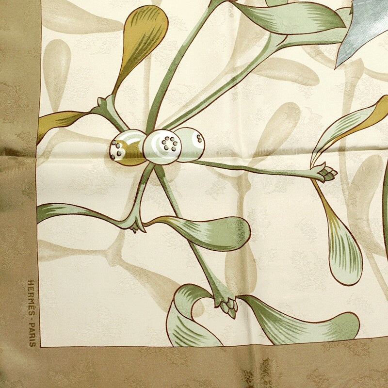 Hermes Scarf Jacquard "Neige d'Antan II" by Caty Latham 90cm Silk | Carre Foulard