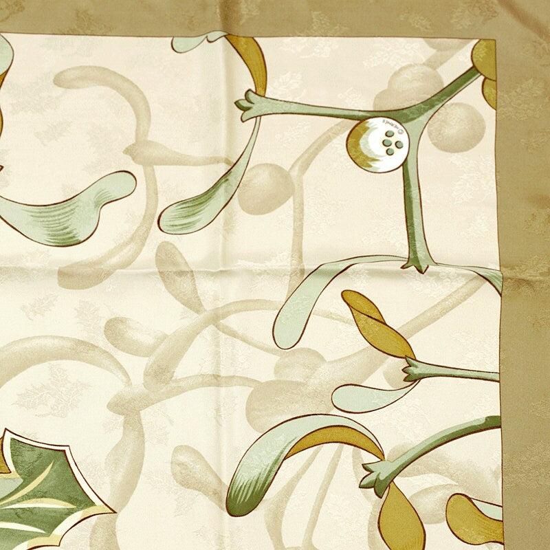 Hermes Scarf Jacquard "Neige d'Antan II" by Caty Latham 90cm Silk | Carre Foulard