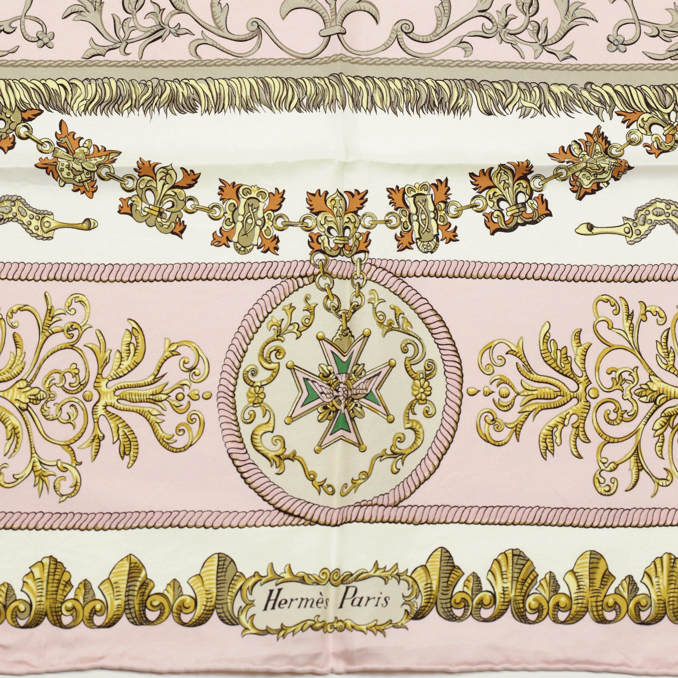 Hermes Scarf "Ludovicus Magnus" by Françoise De La Perriere 90cm Silk | Carre Foulard