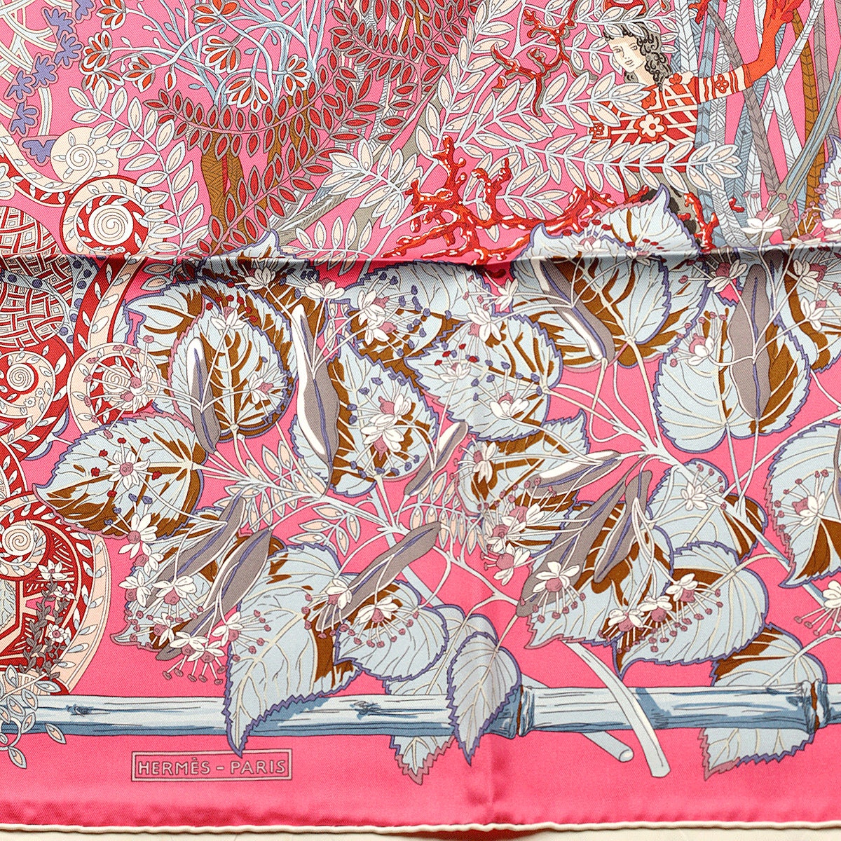 Hermes Scarf "Mythes et Metamorphoses" by Annie Faivre 90cm Silk | Carre Foulard
