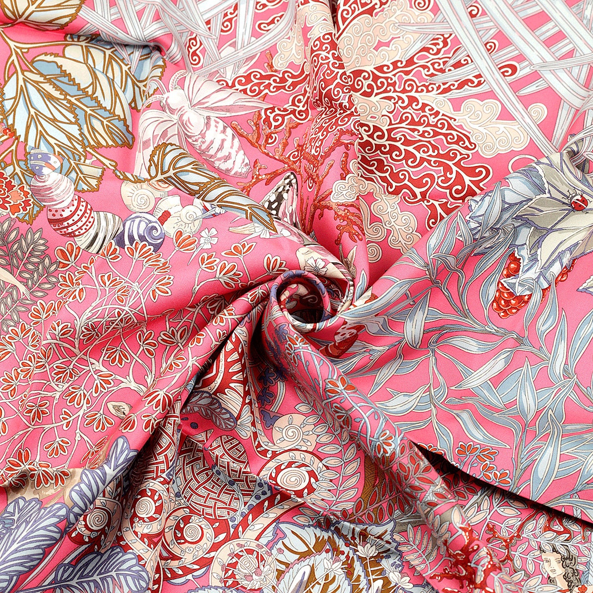 Hermes Scarf "Mythes et Metamorphoses" by Annie Faivre 90cm Silk | Carre Foulard
