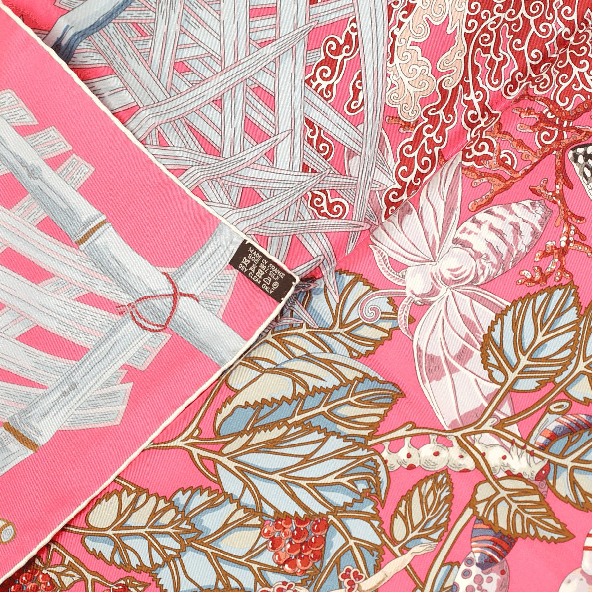 Hermes Scarf "Mythes et Metamorphoses" by Annie Faivre 90cm Silk | Carre Foulard