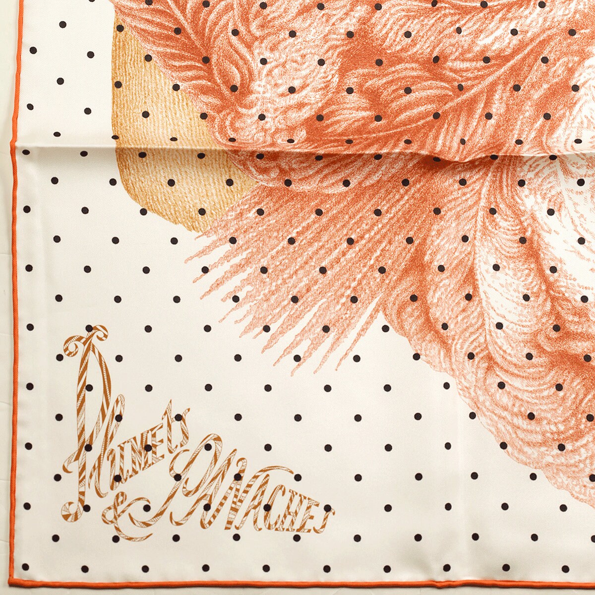 Hermes Scarf "Plumets et Panaches" by Florence Manlik 90cm Silk | Carre Foulard