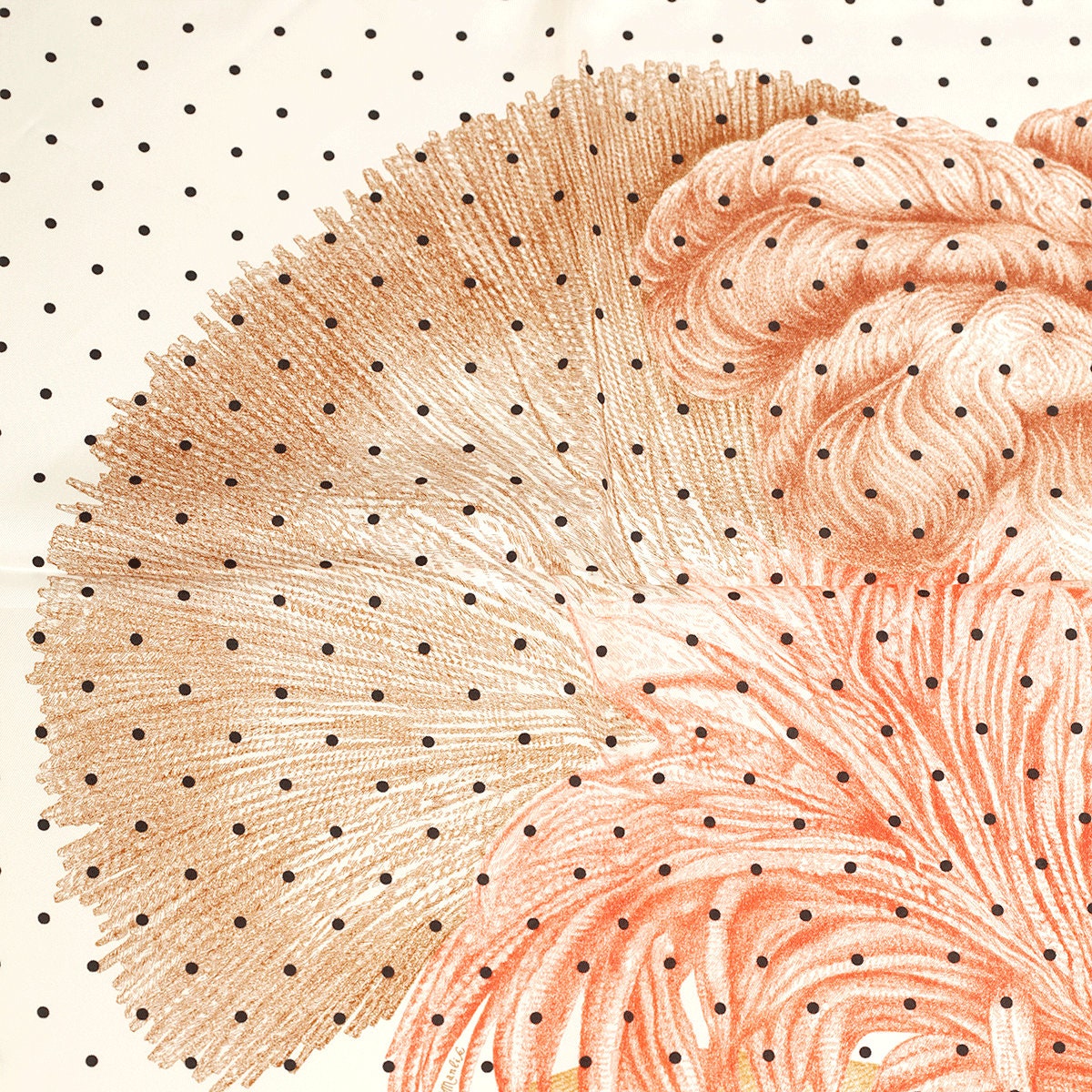 Hermes Scarf "Plumets et Panaches" by Florence Manlik 90cm Silk | Carre Foulard