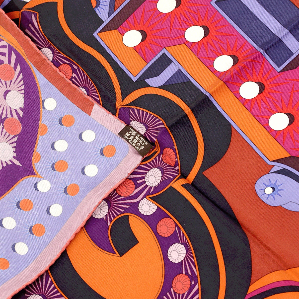Hermes Scarf "Hermes Electrique" by Dimitri Rybaltchenko 90cm Silk | Foulard Carre
