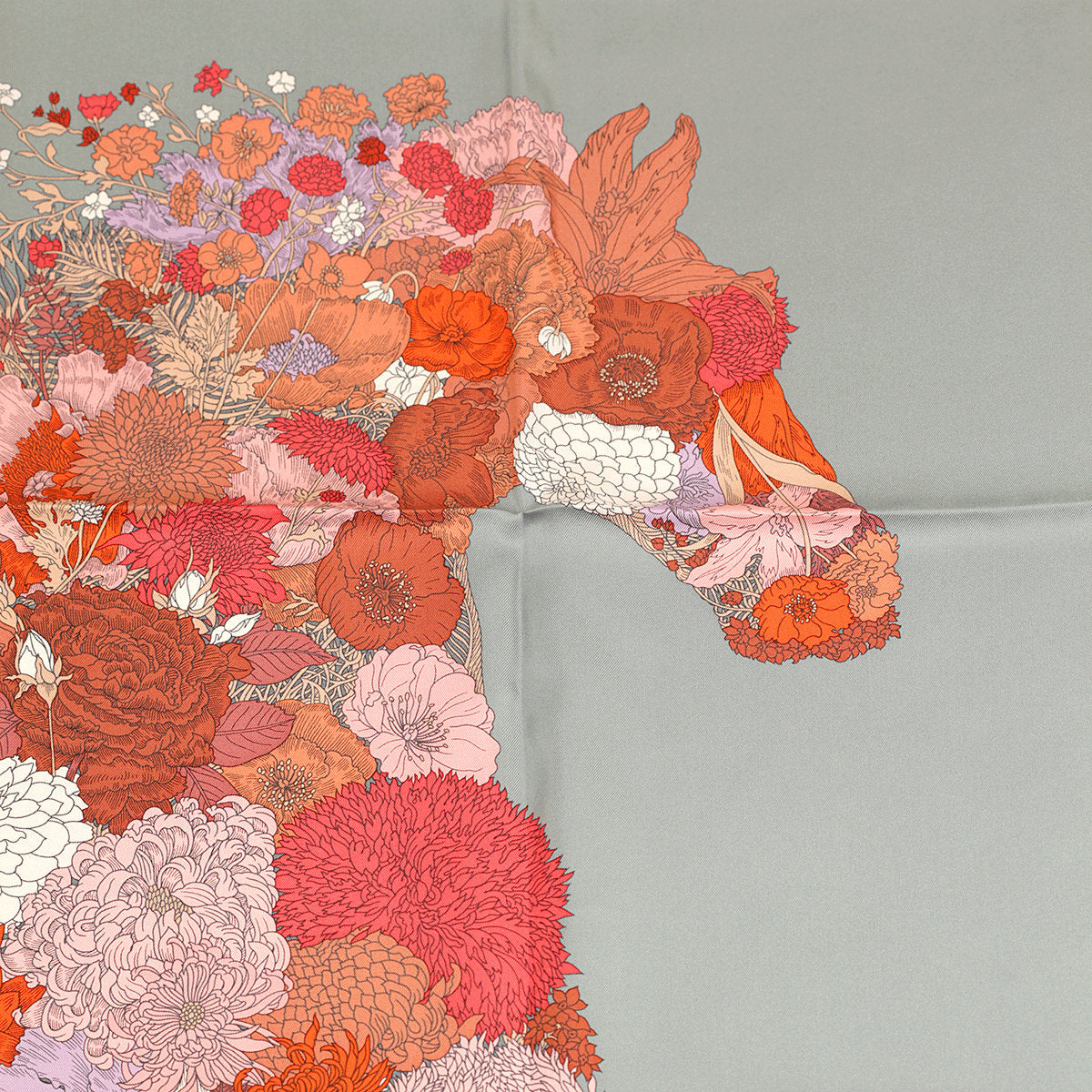 Hermes Scarf "Robe Legere" by Théo de Gueltzl 90cm Silk | Carre Foulard