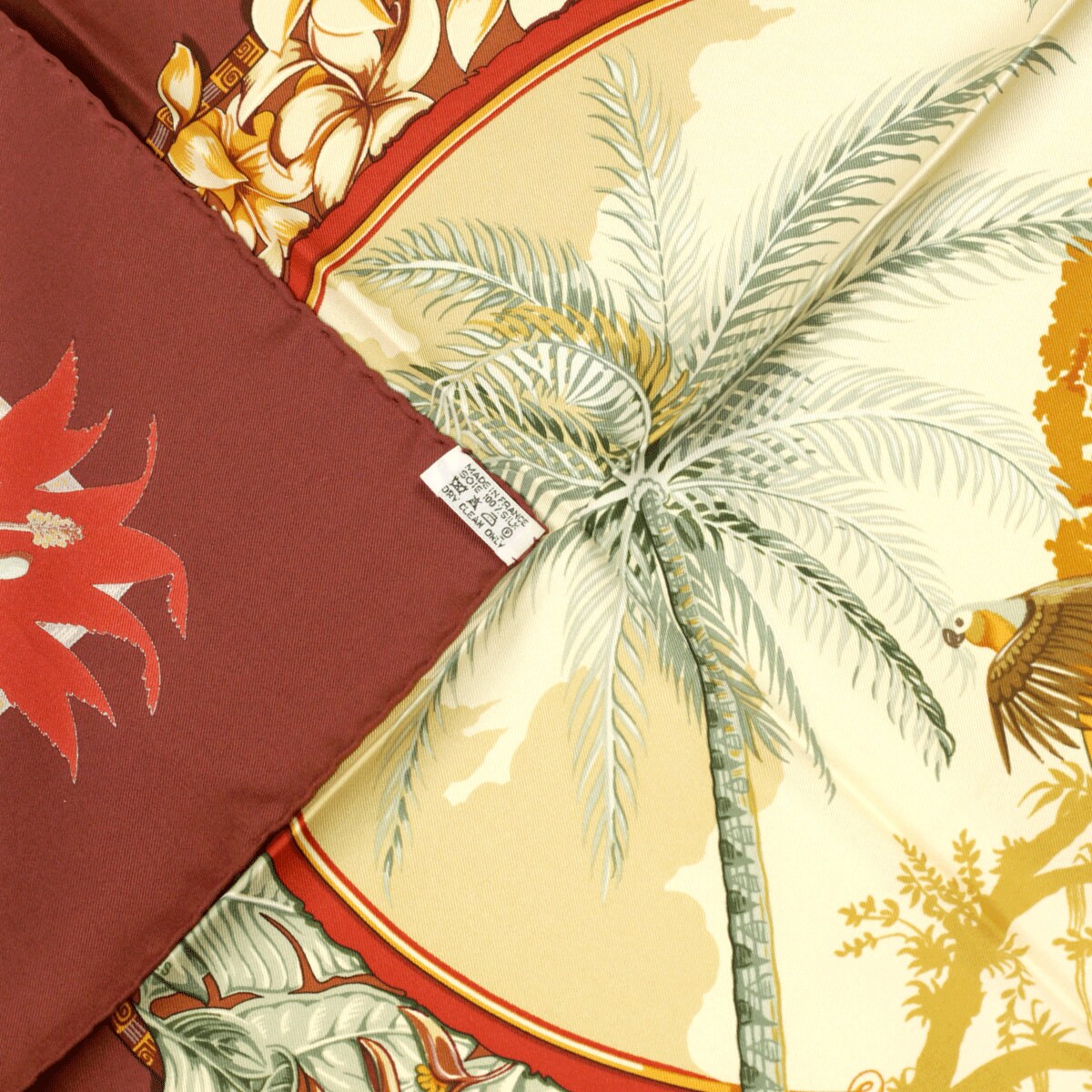 Hermes Scarf "Aloha" by Laurence Bourthoumieux 90cm Silk | Carre Foulard