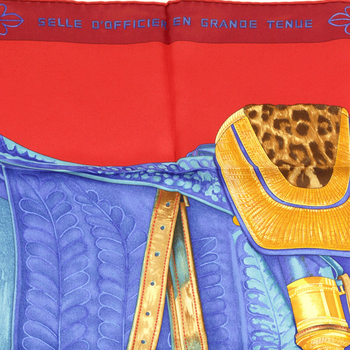 Hermes Scarf "Selle d'Officier en Grand Tenue" by Wlodek Kaminski 70cm Silk | Foulard Carre