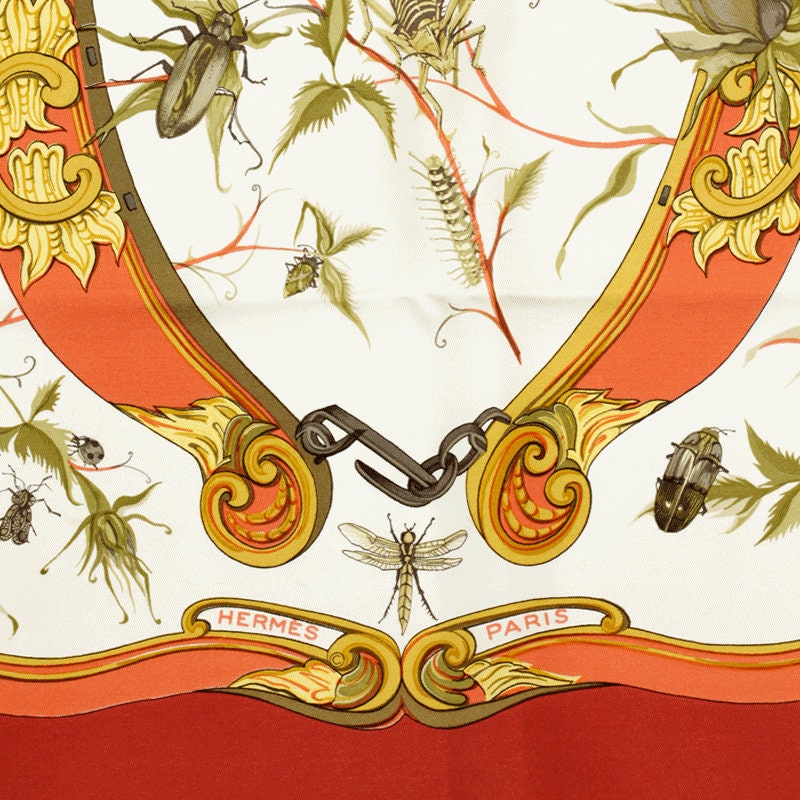 Hermes Scarf "Ingrid" by Lenke Szechenzyl 90cm Silk | Carre Foulard