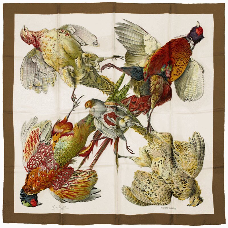 Hermes Scarf "Belle Chasse" by Henri de Linares 90cm Silk | Carre Foulard