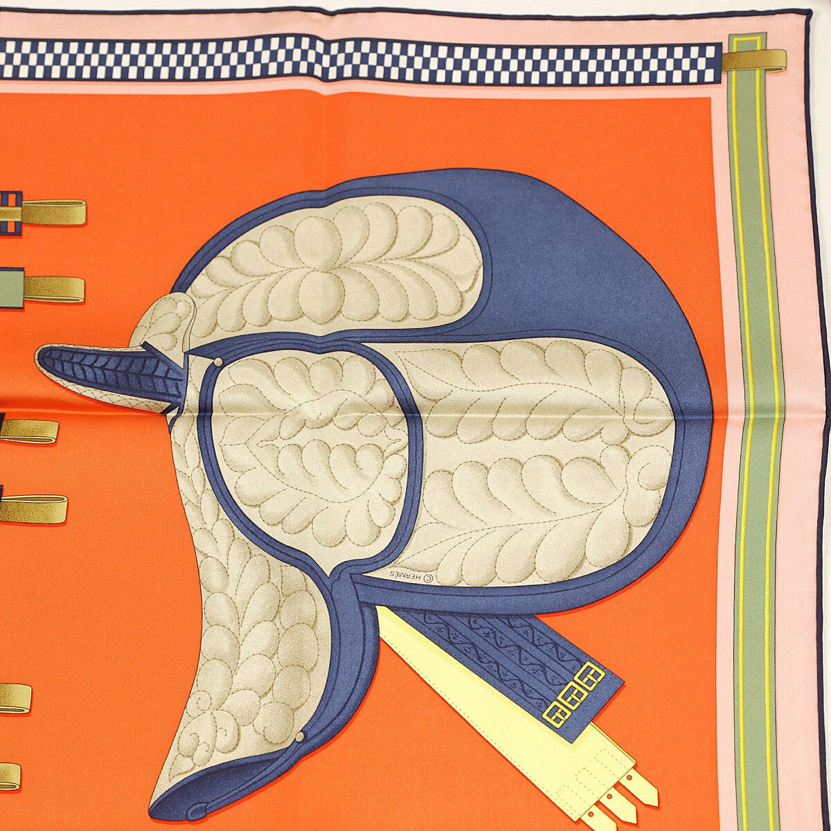 Hermes Scarf "Lettres Equestres" 90cm Silk | Carre Foulard