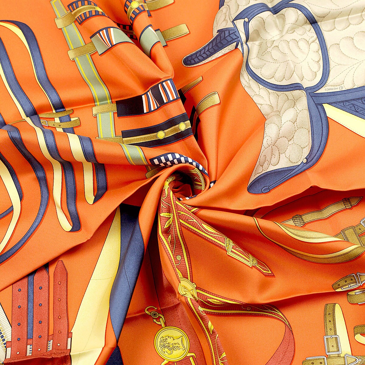 Hermes Scarf "Lettres Equestres" 90cm Silk | Carre Foulard