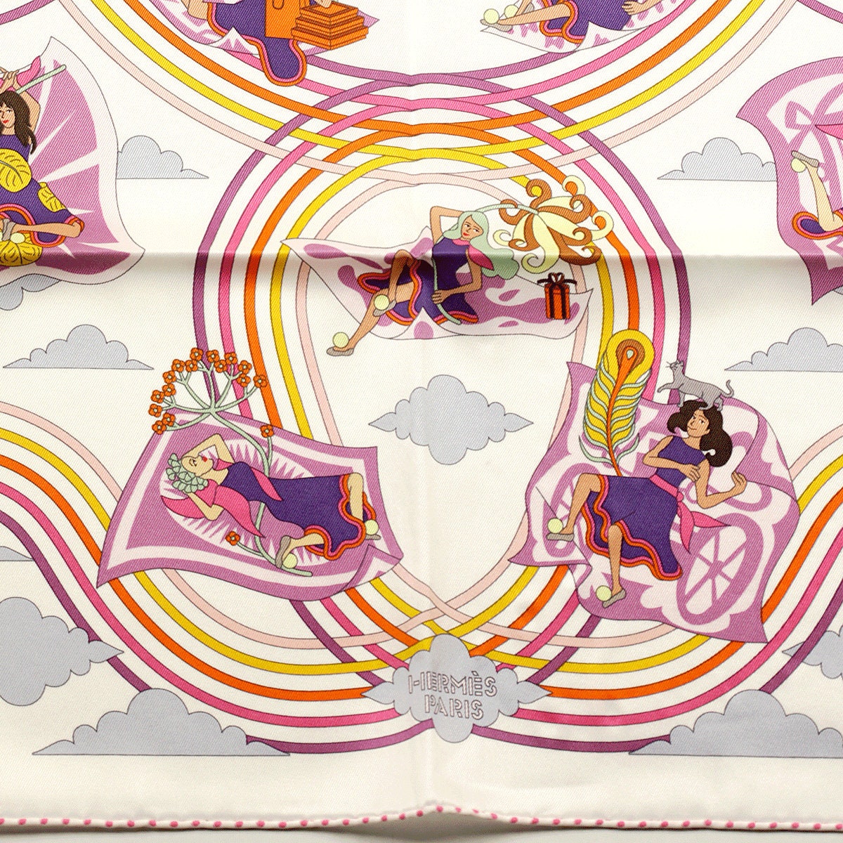 Hermes Scarf "Carres Volants" by Pierre Marie 70cm Silk | Carre Foulard