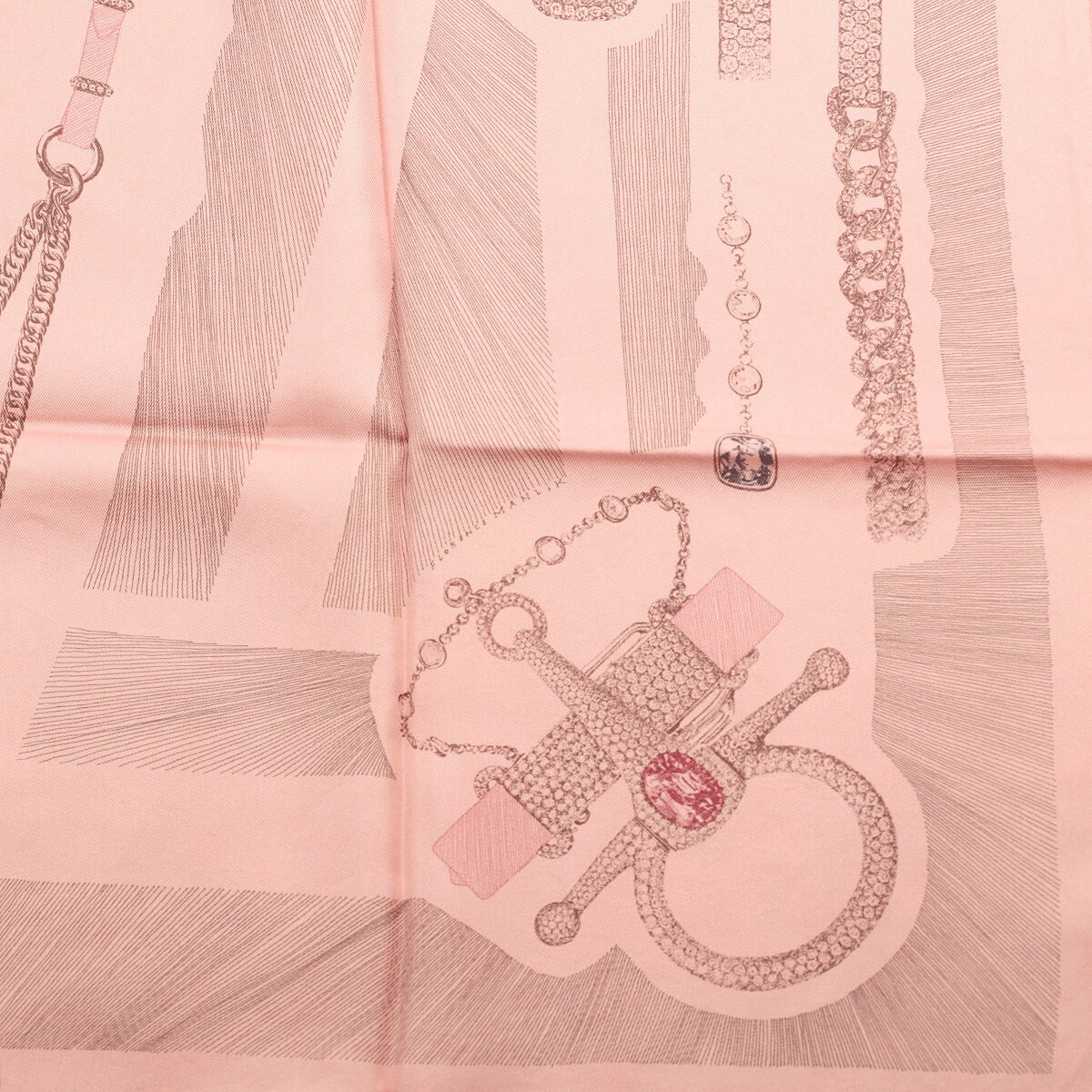 Hermes Scarf "Etude Pour Une Parure de Gala" by Florence Manlik 90cm Silk | Carre Foulard