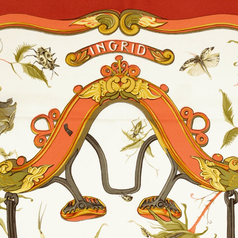 Hermes Scarf "Ingrid" by Lenke Szechenzyl 90cm Silk | Carre Foulard