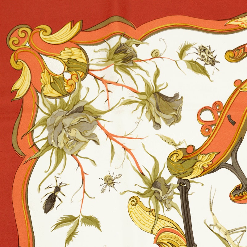 Hermes Scarf "Ingrid" by Lenke Szechenzyl 90cm Silk | Carre Foulard
