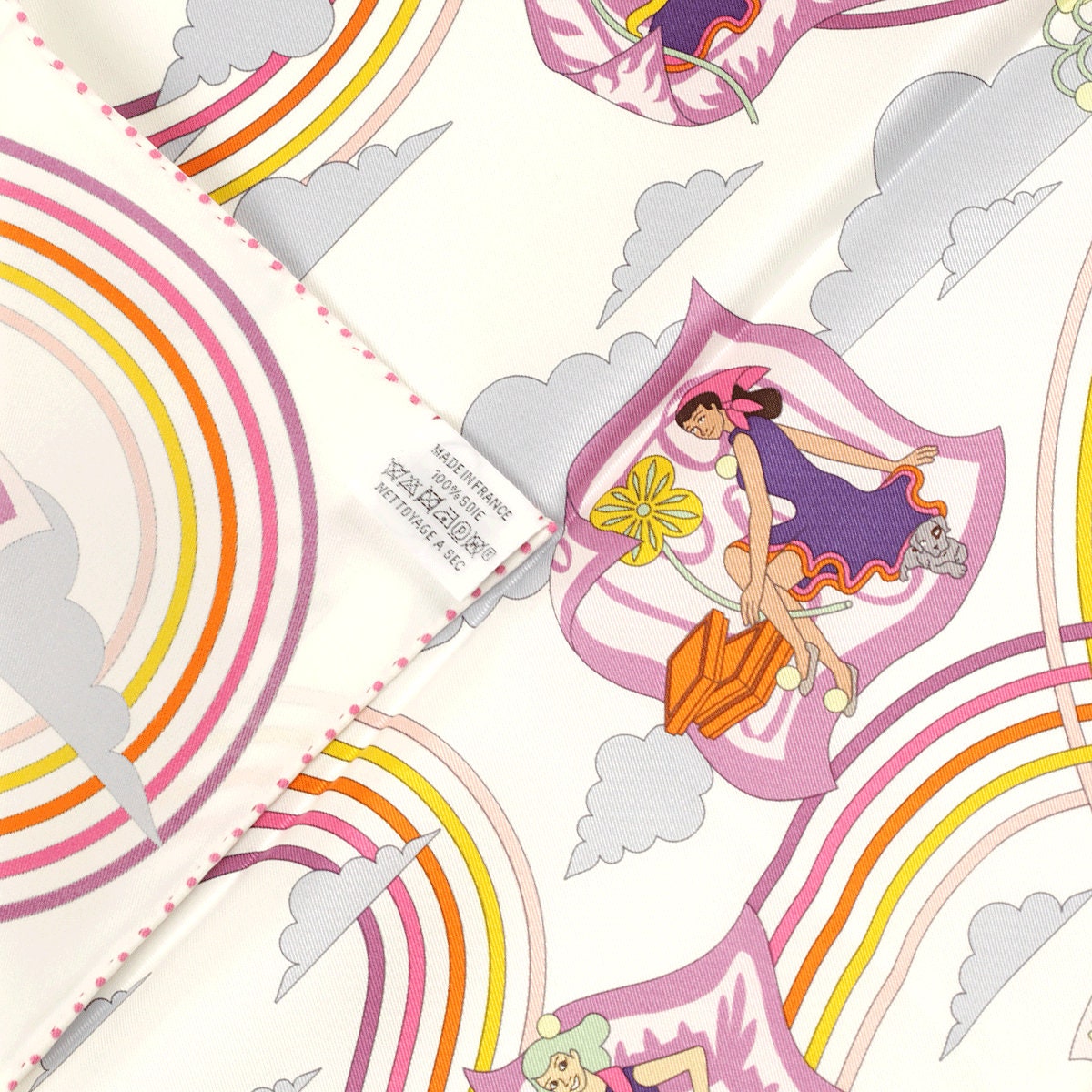 Hermes Scarf "Carres Volants" by Pierre Marie 70cm Silk | Carre Foulard