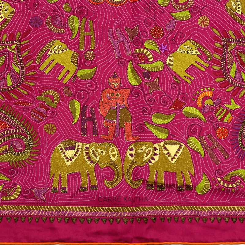 Hermes Scarf "Carre Kantha" 90cm Silk | Foulard Carre