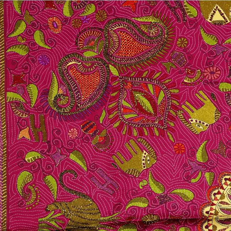 Hermes Scarf "Carre Kantha" 90cm Silk | Foulard Carre