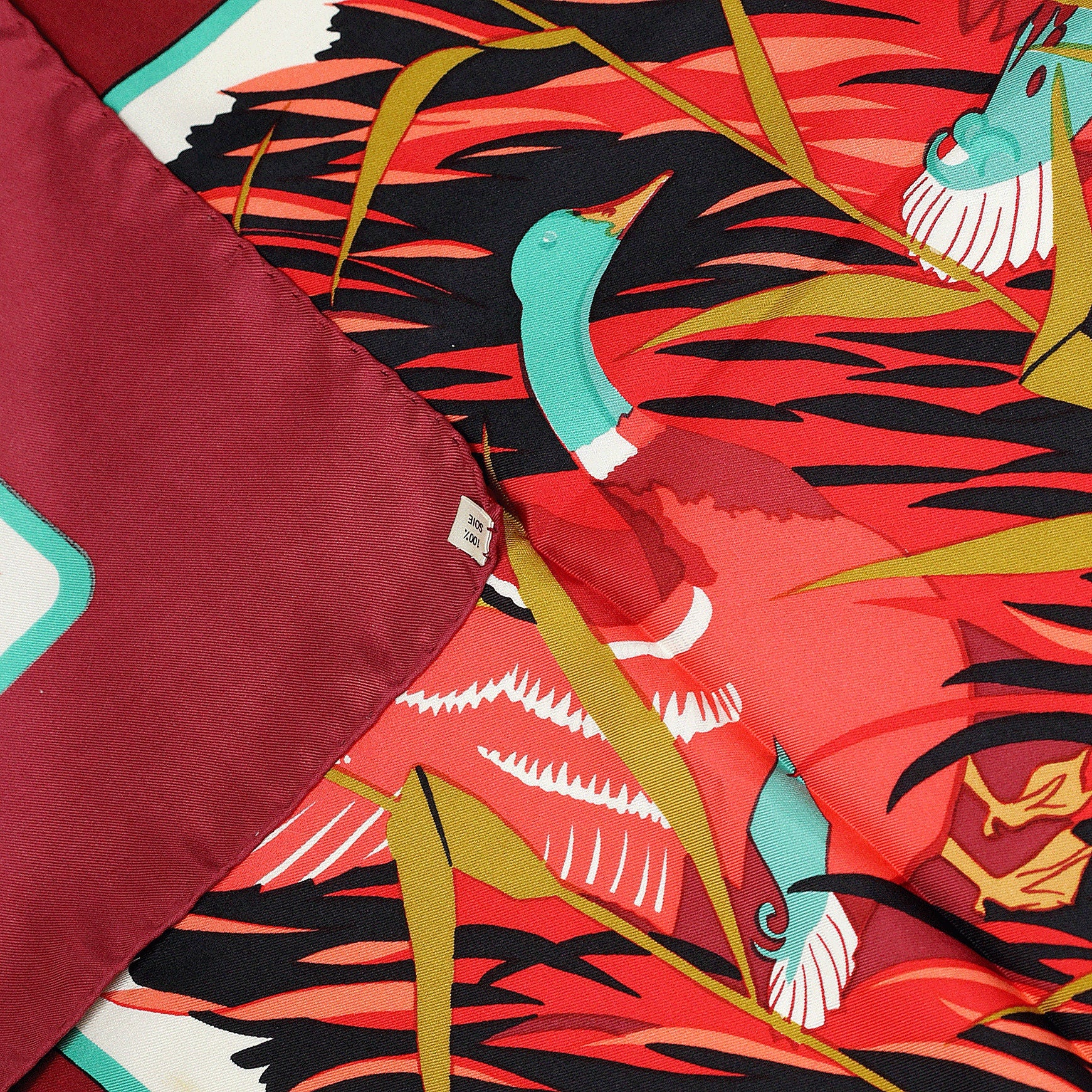 Hermes Scarf "Cols Verts" by Christiane Vauzelles 90cm Silk | Foulard Carre