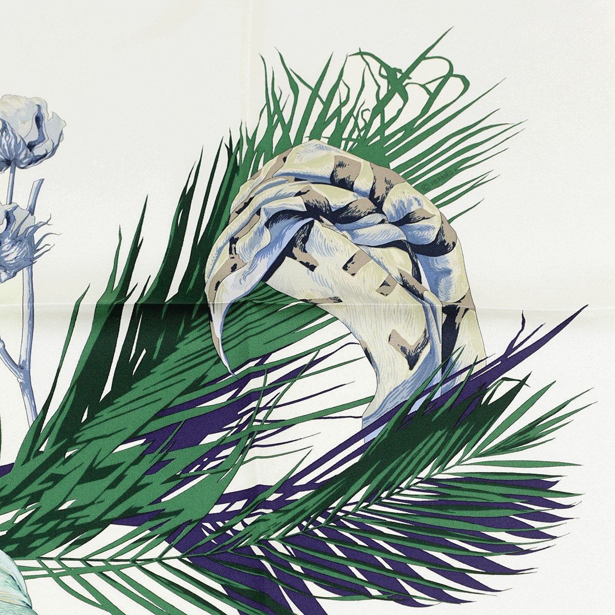 Hermes Scarf "Turbans des Reines" by Michelle Szabo 90cm Silk | Carre Foulard