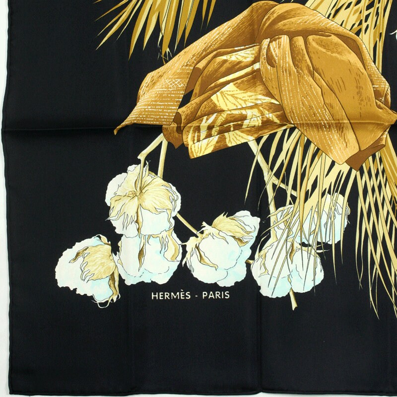 Hermes Scarf "Turbans des Reines" by Michelle Szabo 90cm Silk