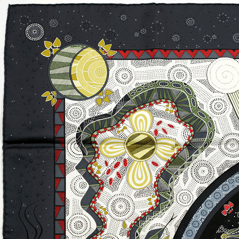 Hermes Scarf "Reve d'Australie" by Zoe Pauwels 90cm Silk | Carre Foulard