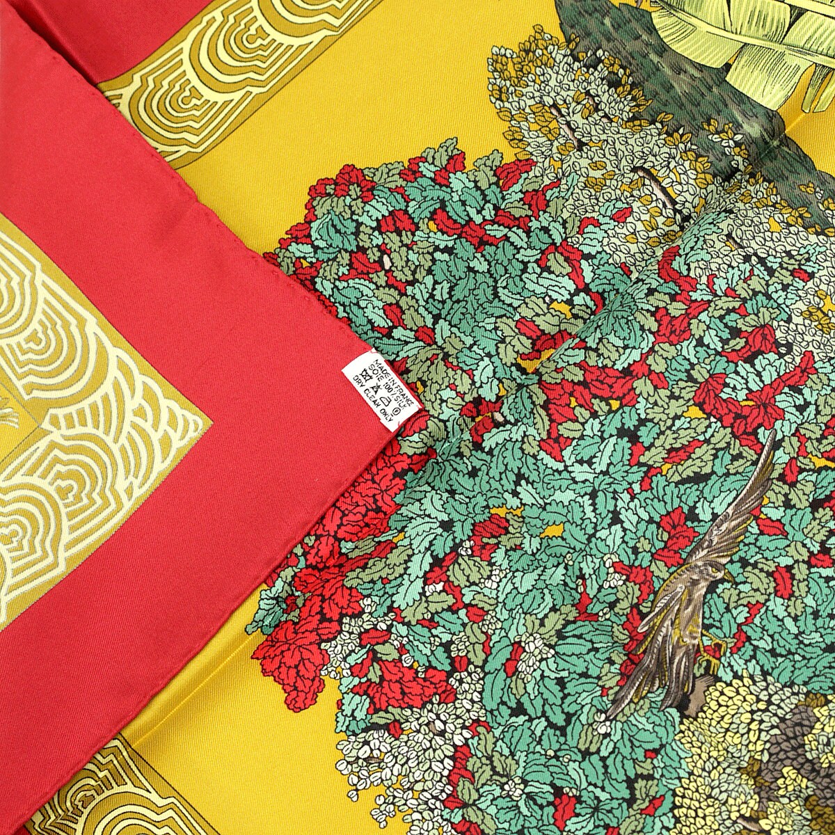 Hermes Scarf "Les Legendes de L'Arbre" by Annie Faivre 90cm Silk