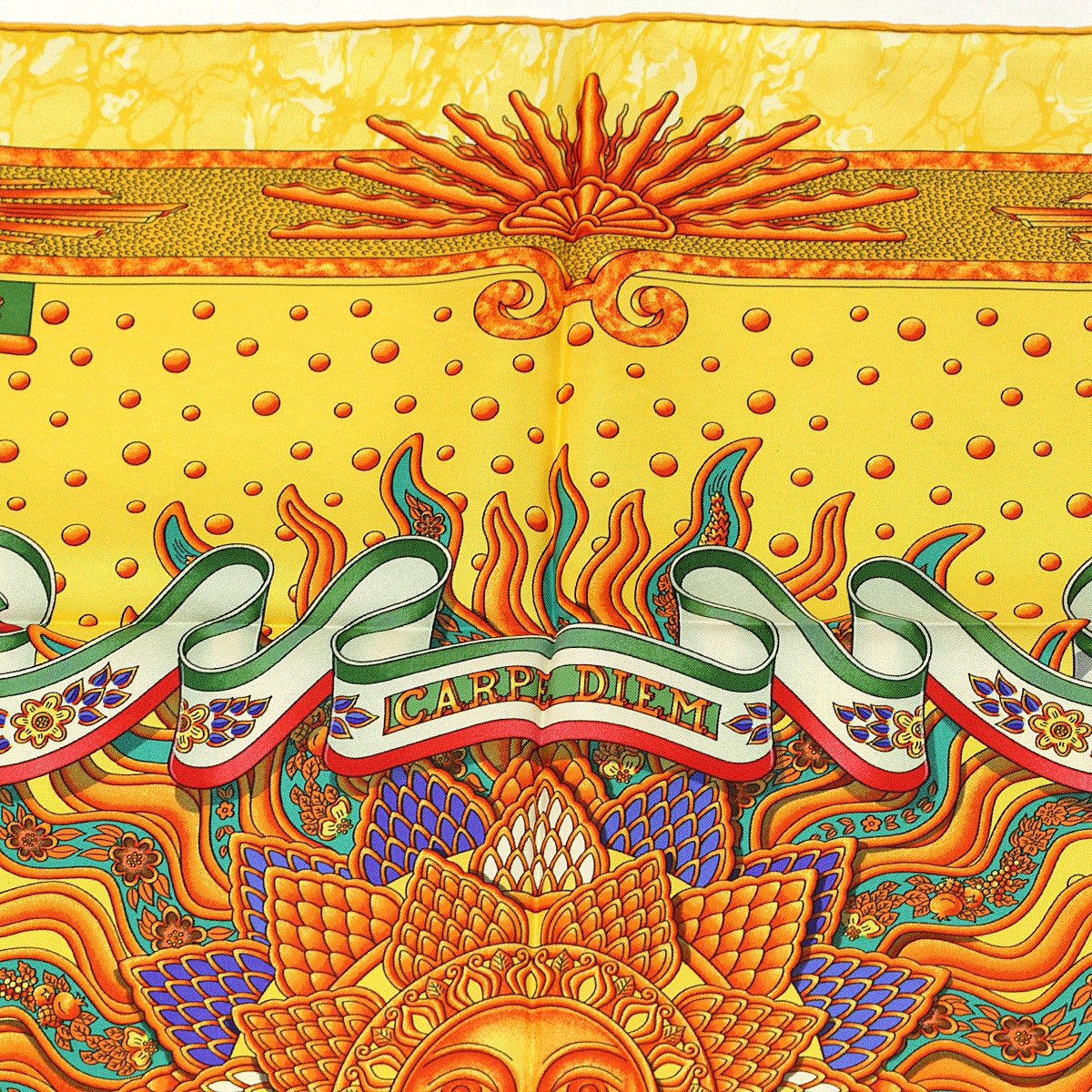 Hermes Scarf "Carpe Diem" by Joachim Metz 90cm Silk | Carre Foulard NIB