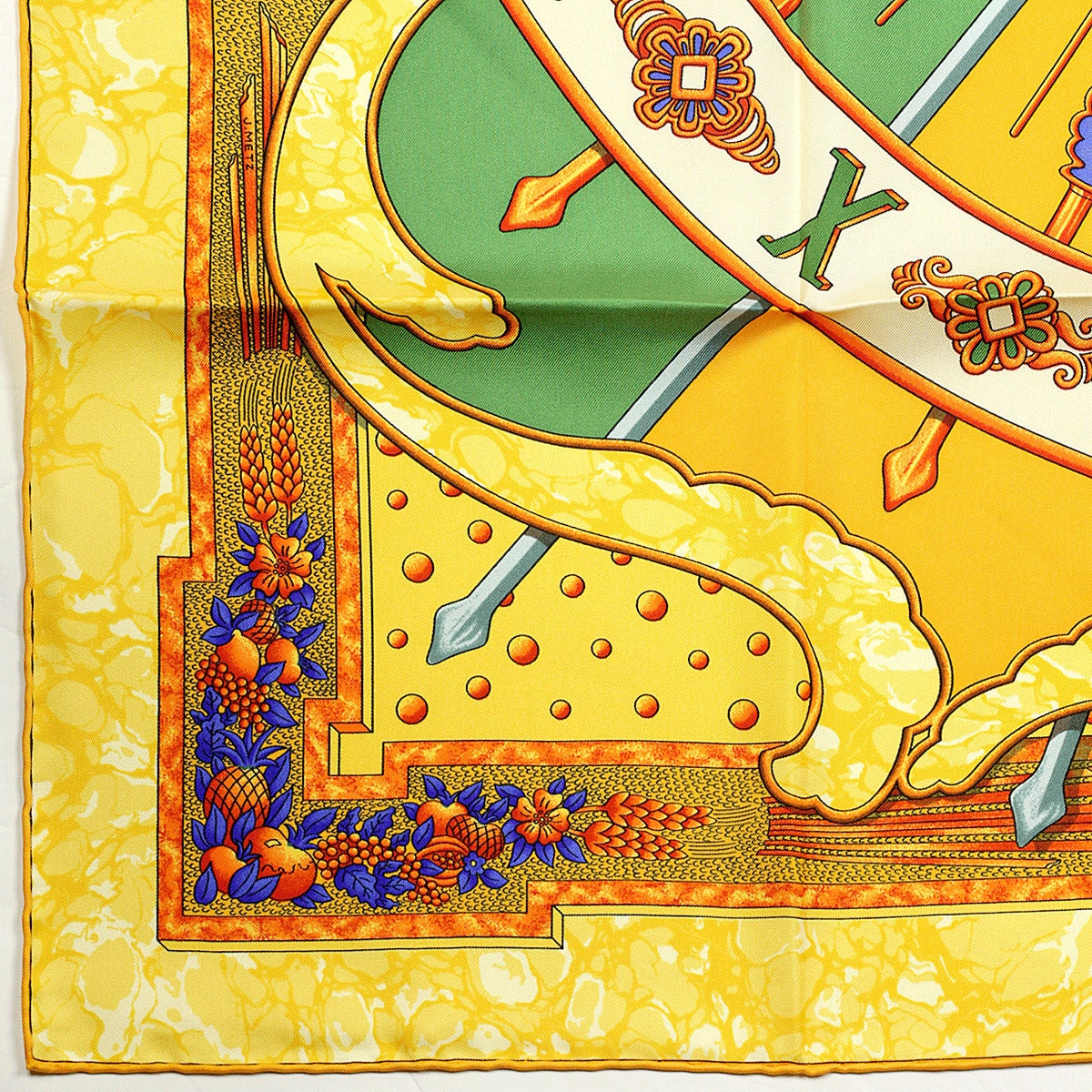 Hermes Scarf "Carpe Diem" by Joachim Metz 90cm Silk | Carre Foulard NIB