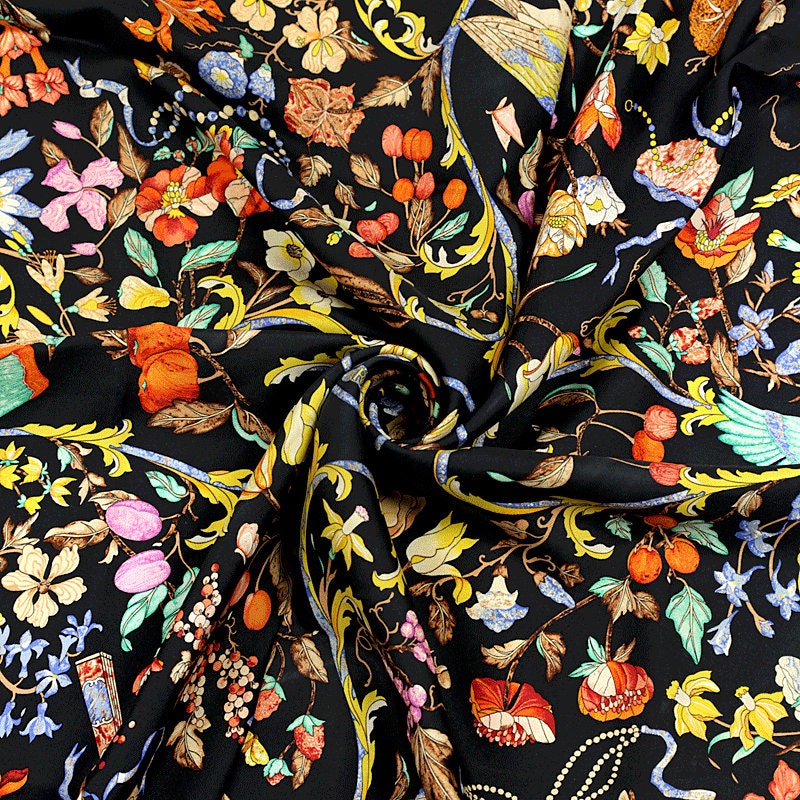Hermes Scarf "Pierres d'Orient et d'Occident" by Zoe Pauwels 90cm Silk | Carre Foulard