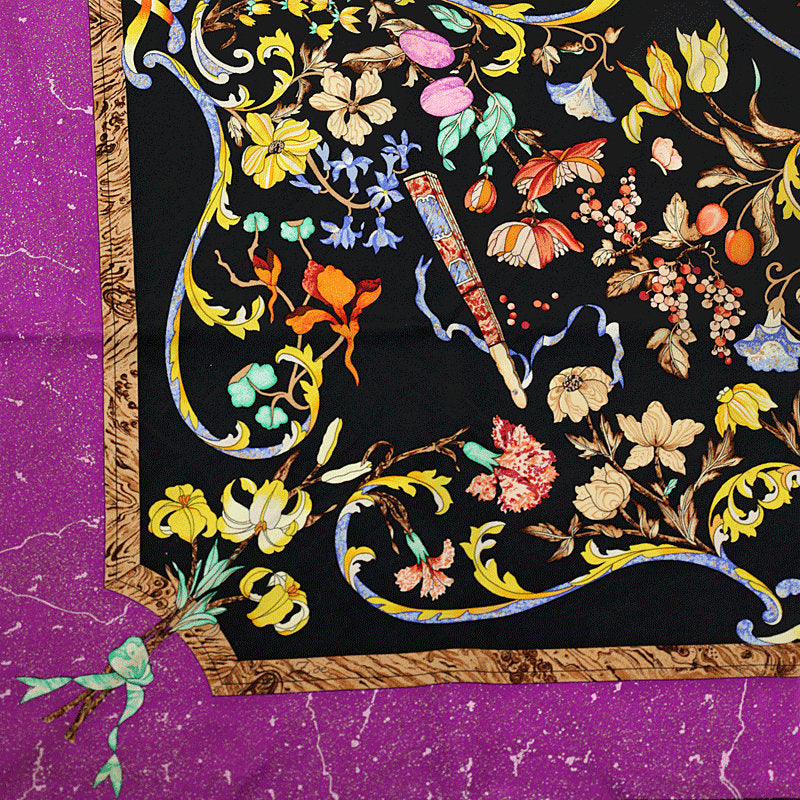 Hermes Scarf "Pierres d'Orient et d'Occident" by Zoe Pauwels 90cm Silk | Carre Foulard