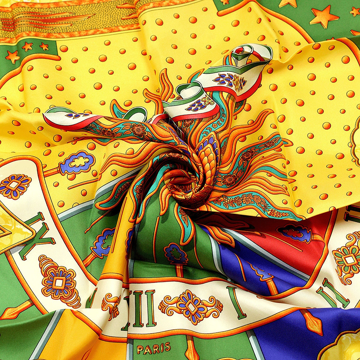 Hermes Scarf "Carpe Diem" by Joachim Metz 90cm Silk | Carre Foulard NIB