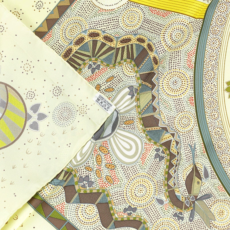 Hermes Scarf "Reve d'Australie" by Zoe Pauwels 90cm Silk | Carre Foulard