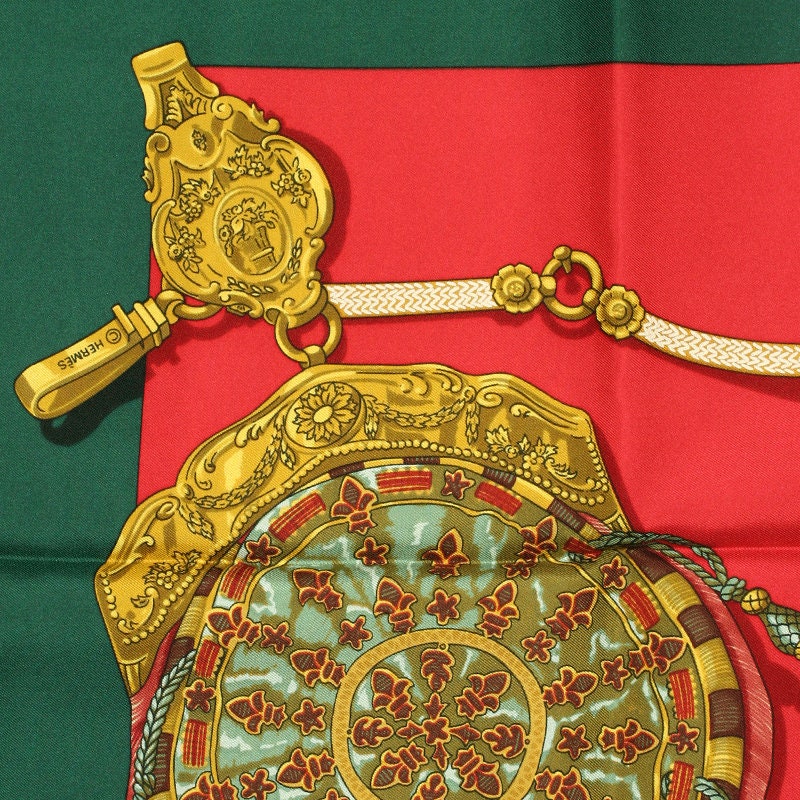 Hermes Scarf "Memoire d'Hermes" by Caty Latham Vintage 90cm Silk | Foulard Carre