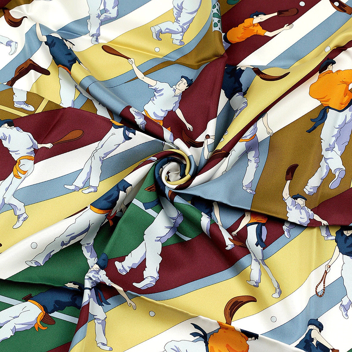 Hermes Scarf "Pilotari" by Hubert de Watrigant 90cm Silk | Carre Foulard