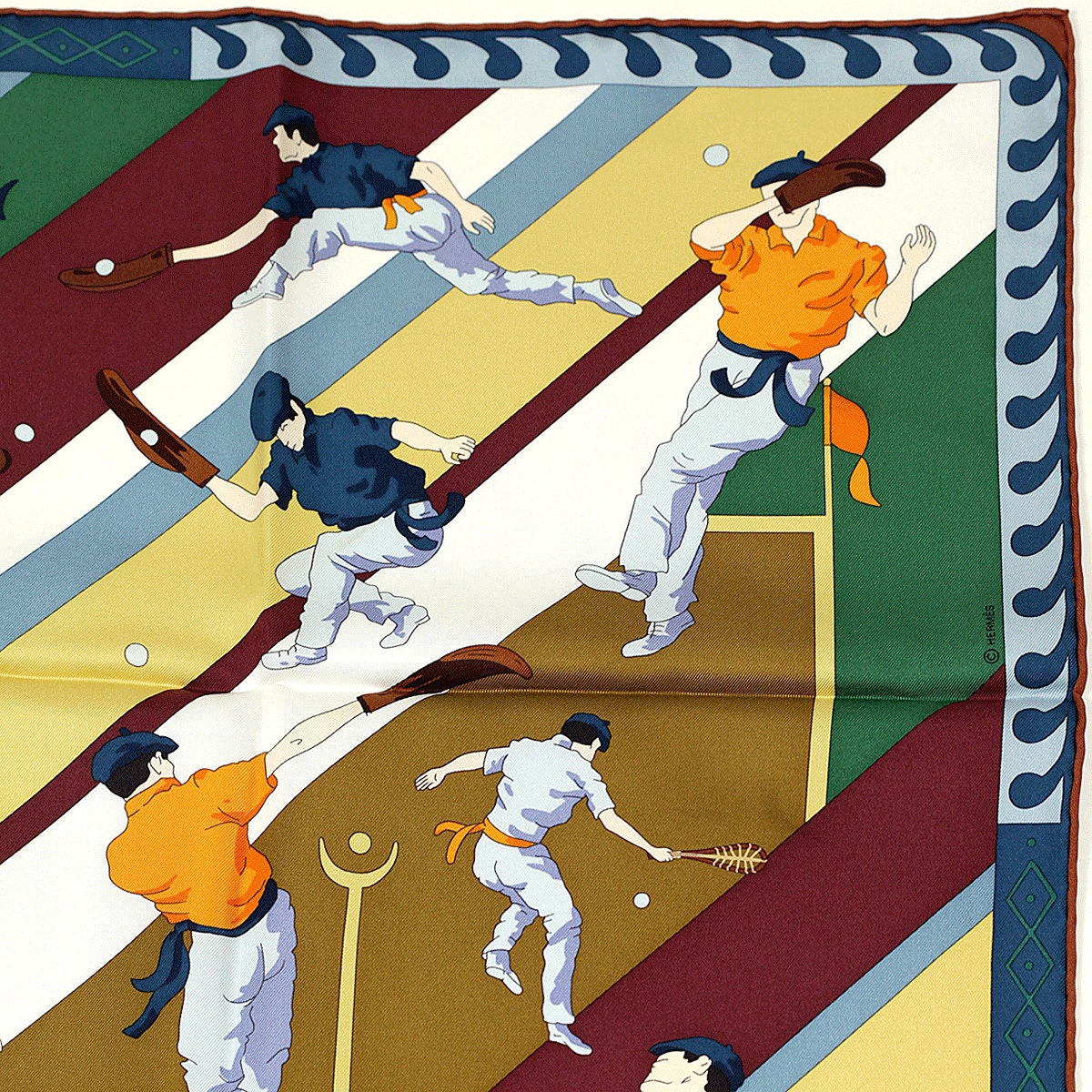 Hermes Scarf "Pilotari" by Hubert de Watrigant 90cm Silk | Carre Foulard