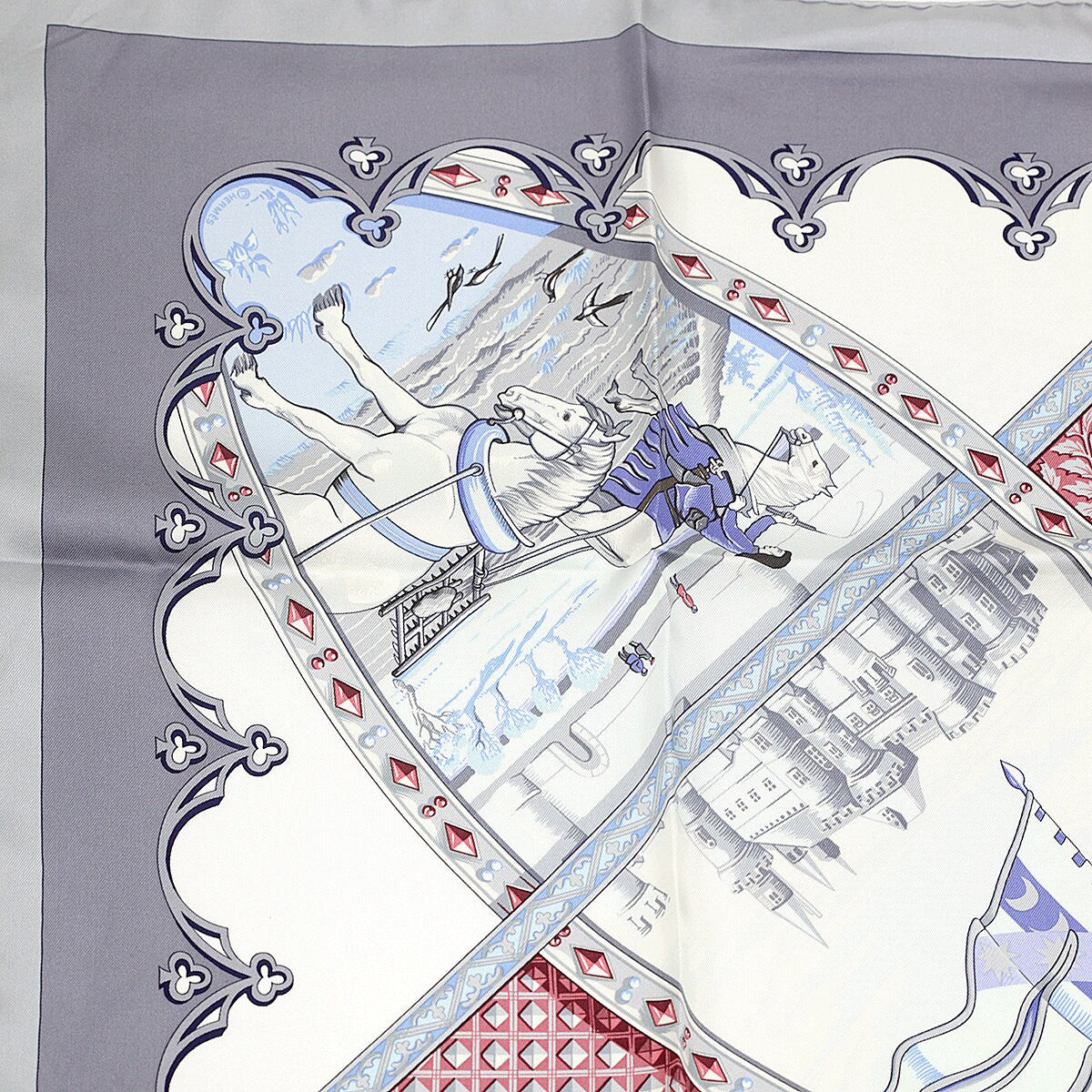 Hermes Scarf "La Vie a Cheval" by Laurence Bourthoumieux 90cm Silk | Carre Foulard