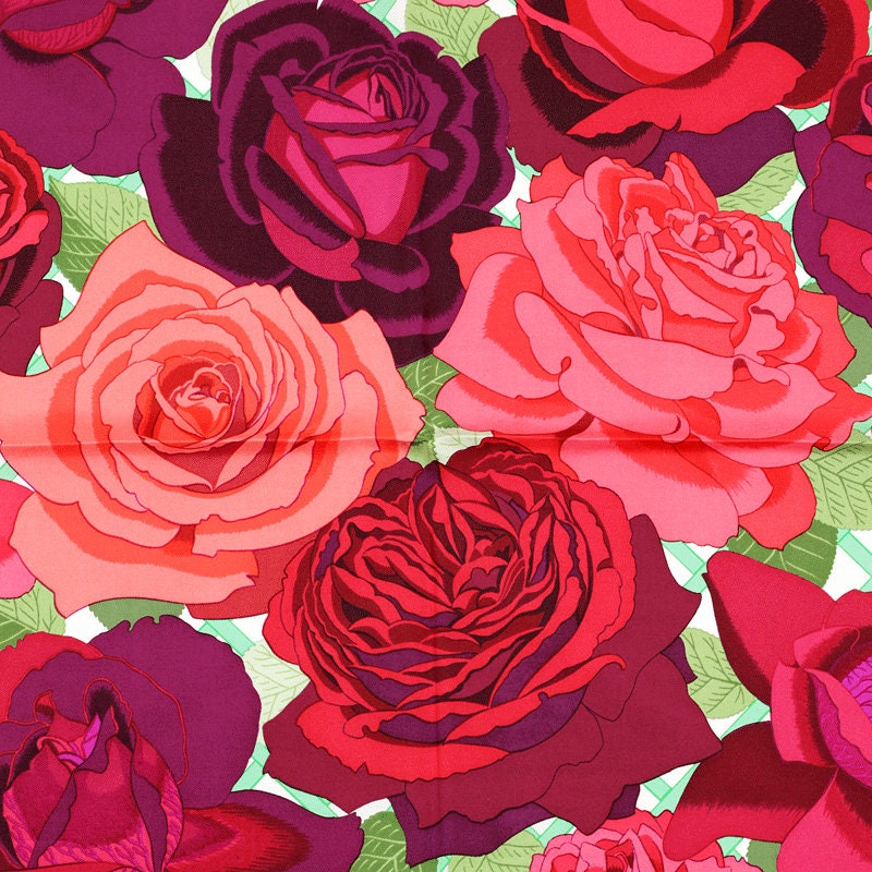 Hermes Scarf "Roseraie" by Christiane Vauzelles 90cm Silk | Carre Foulard