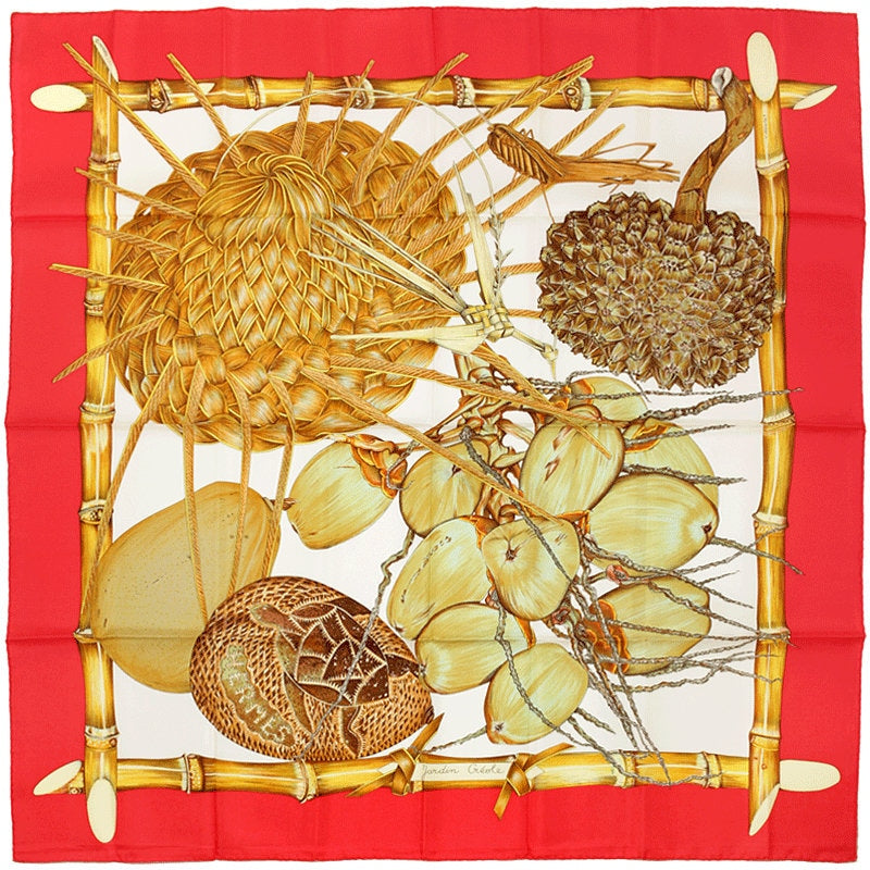 Preowned 90cm Hermès Scarves | Exquisite Artichoke