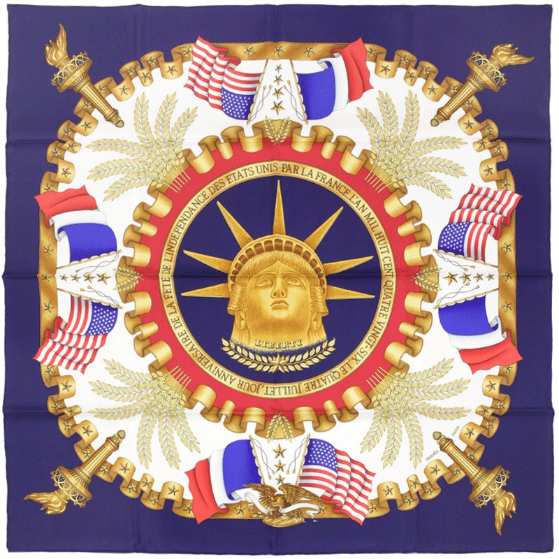 Hermes Scarf "Liberty" by Joachim Metz 90cm Silk | Carre Foulard