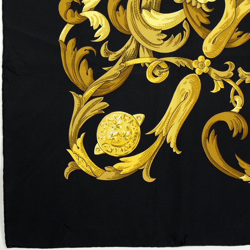 Hermes Scarf "Mors a la Conetable" by Henri d'Origny 90cm Silk | Carre Foulard