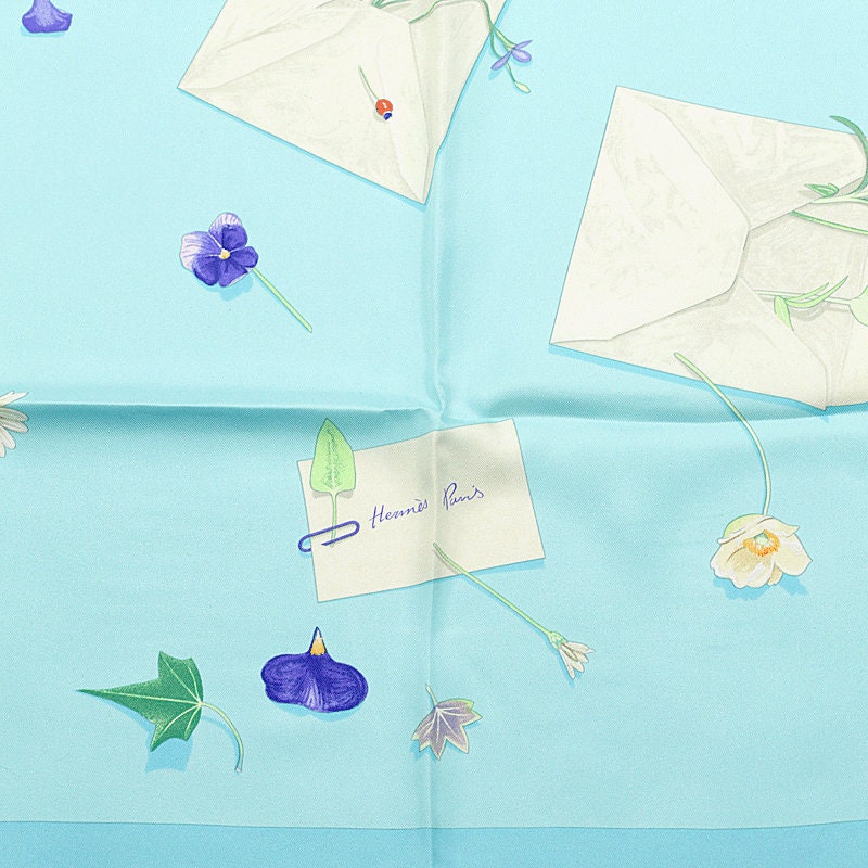 Hermes Scarf "Des Fleurs Pour Le Dire" by Leigh P. Cook 90cm Silk | Carre